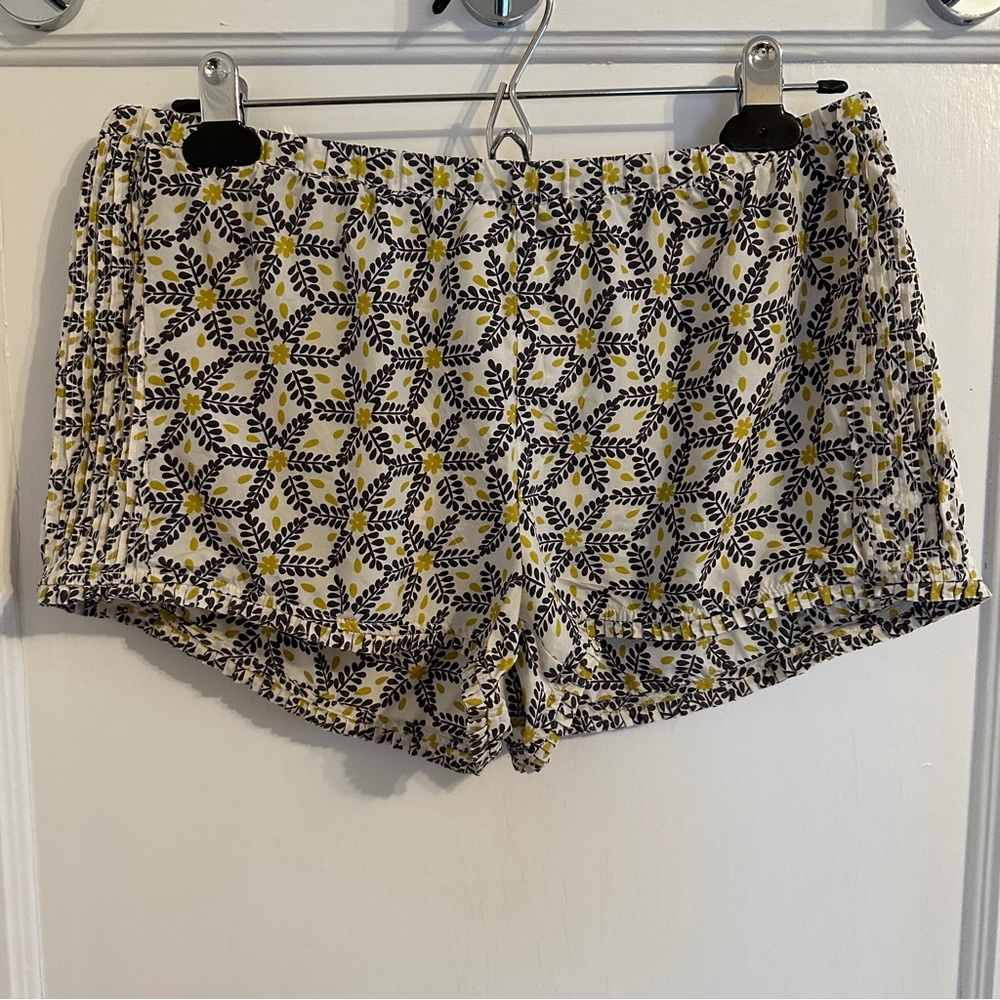 Anthropologie Eloise silk pajama shorts, S, EUC